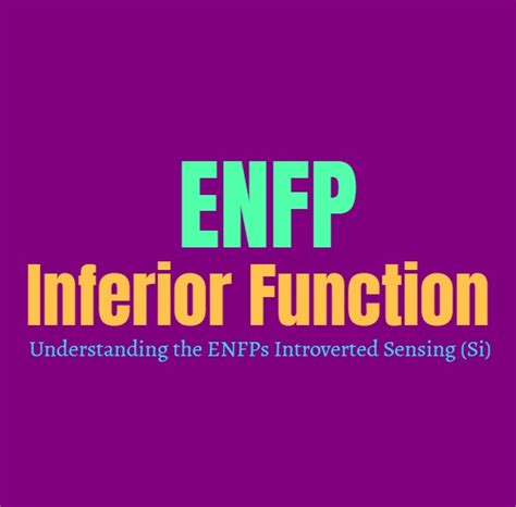 enfp inferior function.